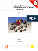 Mbrojtja Dhe Perdorimi Manual I Celesave Te Eletromotoreve Te Rrymes Tre Fazore PDF