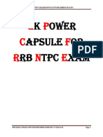 GK Power caPSUle For RRB NTPC Exam PDF