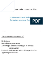Precast Concrete Construction Advantages
