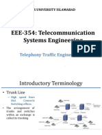 EEE-354: Telecommunication Systems Engineering