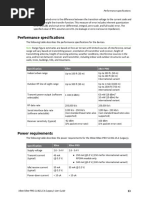 Technical Specifications Performance Specifications