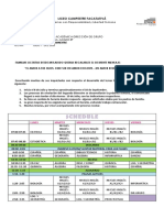 Circular Programación Del Tercer Bimestre 8° PDF