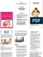 folleto de psicologia educativa