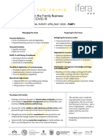 Crossing The Crisis Banner Common Best Practiced Family Business Survey Part 1