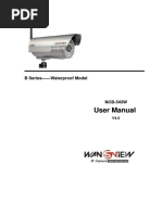 Wansview IPCamera User Manual (NCB-543W) (Waterproof)