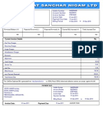 R PT Cell One Bill Details