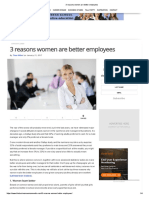 3 Reasons Women Are Better Employees