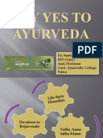 Say Yes To Ayurveda