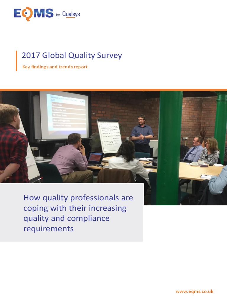 2017 Global Quality Survey Insights | PDF | Quality Management | Iso 9000