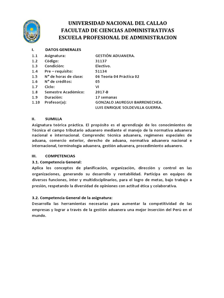 Gestion Aduanera Pdf El Comercio Internacional Aduana