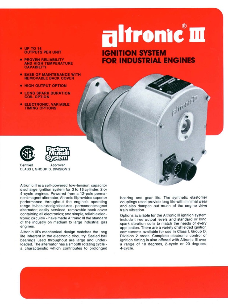 Altronic Aiii 8-87 | PDF
