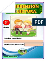 Comprensión de Lectura 5to Grado