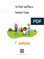How To Start and Run A Summer Camp