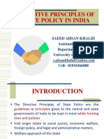 Directive Principles of State Policy in India