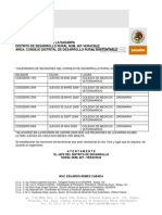 CALENDARIO DE REUNIONES