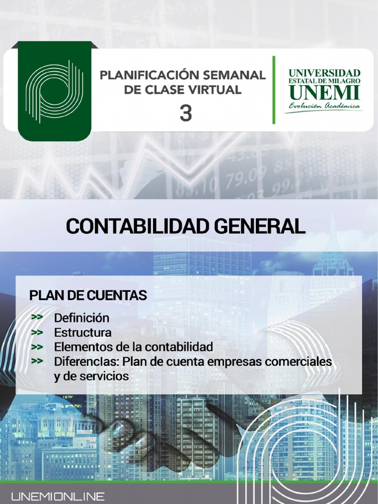 Tema 3 Plan de Cuentas | PDF | Contabilidad | Servicios financieros