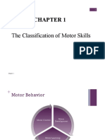 The Classification of Motor Skills