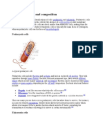 Cell Classification and Composition: Prokaryotic Cells