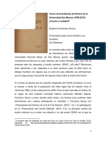 Fernandez Centro de Estudiantes de Historia de La UNMASM PDF