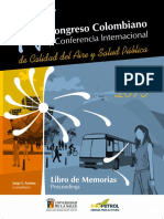Iv Congreso Colombiano Calidad Del Aire y Salud Publica PDF