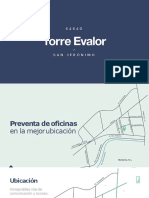 Brochure Torre Evalor Informativo MR