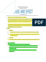 KD 3.7 Cause and Effect (Bahan Ajar)