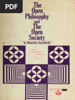 THE OPEN PHILOSOPHY AND THE OPEN SOCIETY (A Reply To Dr. Karl Popper's Refutations of Marxism) de Maurice Cornforth PDF