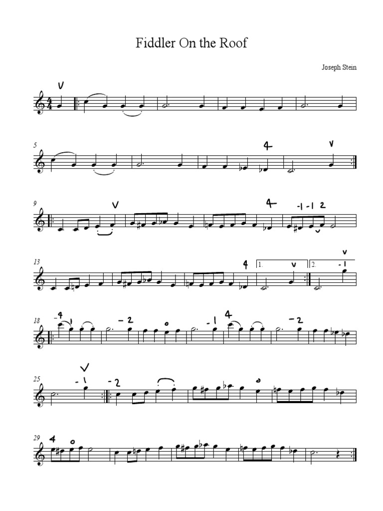 Fiddler On The Roof | PDF