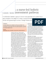 Developing A Nurse-Led Holistic Clinic and Assessment Pathway