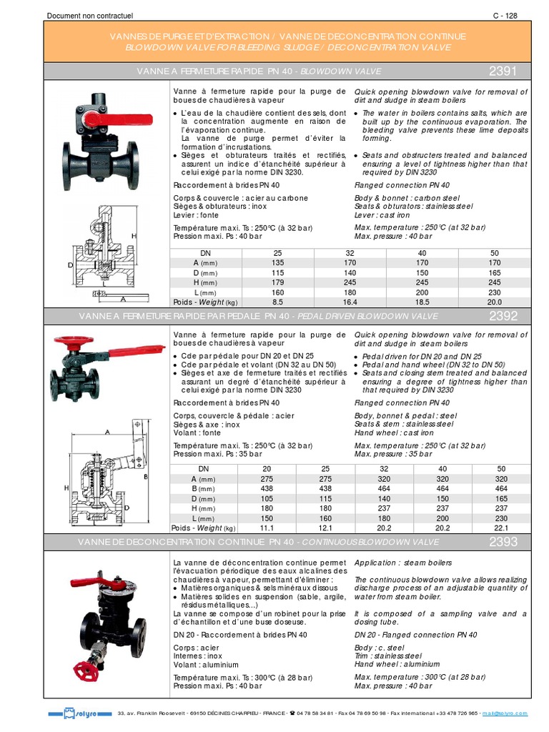 Filtre gaz à tamis en Y en acier carbone PN16 Série 237