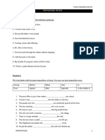 01 Worksheet  - Prepositions