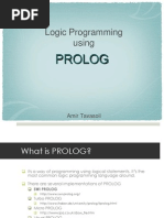 Logic Programming Using: Prolog