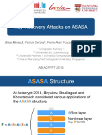 Key-Recovery Attacks On ASASA: Asiacrypt 2015