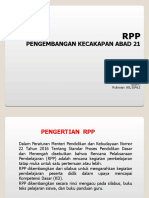 RPP PENGEMBANGAN KECAPAN ABAD 21