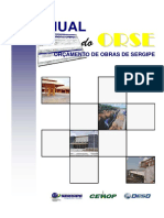 Manual ORSE - Oçamento de Obras de Sergipe