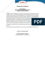 Comunicado Ao Mercado: São Paulo, 10 de Julho de 2020