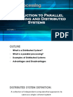 Introduction To Parallel Processing and Distributed Systems