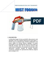 Ficha Tecnica de Mini Mist Fogger PDF