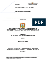 INFORME DE AUDITORIA DE CUMPLIMIENTO - Correcto - MARGARET