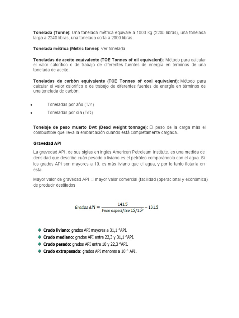 Propiedades del Petróleo Mexicano | PDF | Tonelada | Petróleo