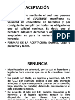 Aceptación y renuncia a la herencia: Formas y plazos