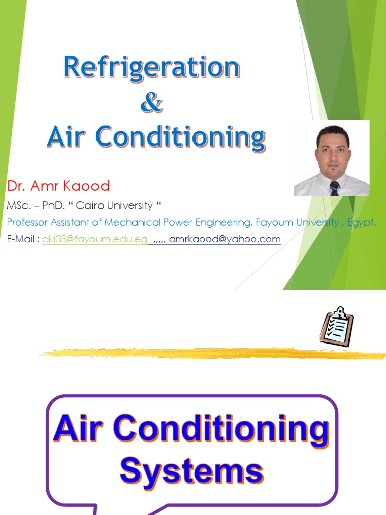 Air Conditioning Systems Overview | PDF