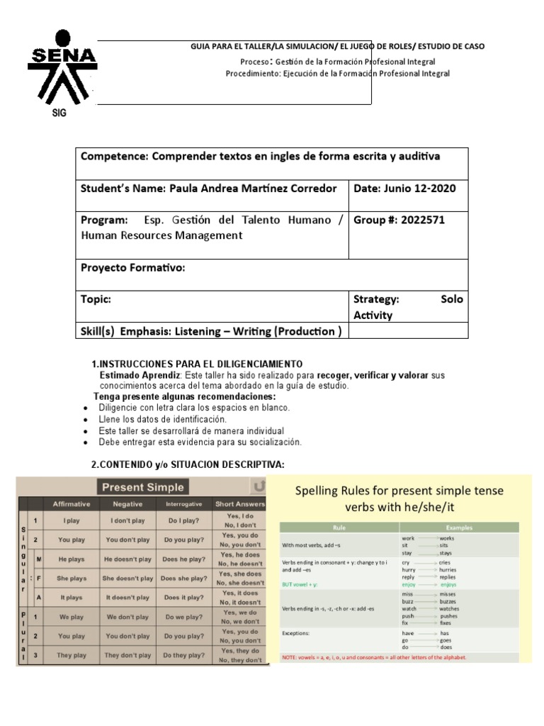 English Listening and Writing Skills Workshop | PDF | Eating Behaviors ...