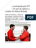 Agência Contratada Pelo PT Paga Dilma Bolada