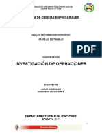 Investigación de Operaciones Iv