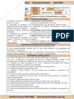 Planificación Español 5° Semana Debate Transgénicos