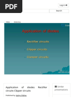 Application of Diodes Rectifier Circuits Clipper Circuits - PPT Video Online Download