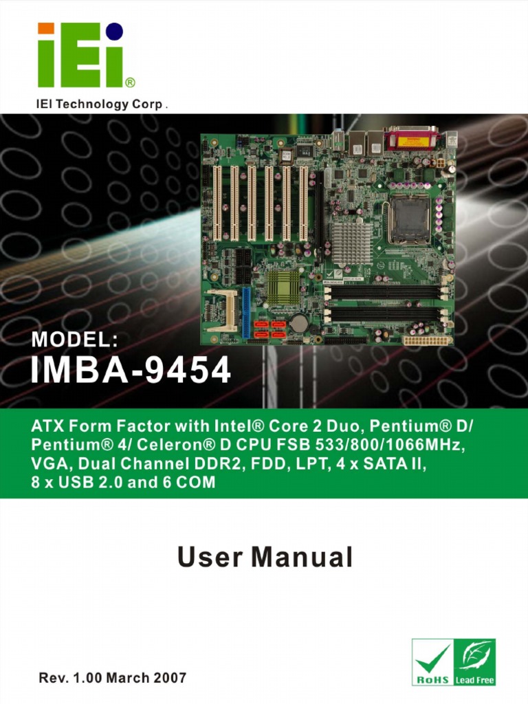 Imba9454 PDF | PDF | Bios | Usb