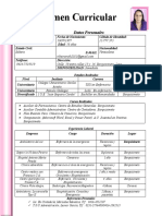 Resumen Curricular Marcionila Actualizado