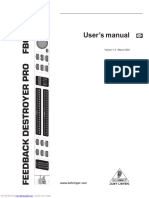 User S Manual: Version 1.0 March 2005